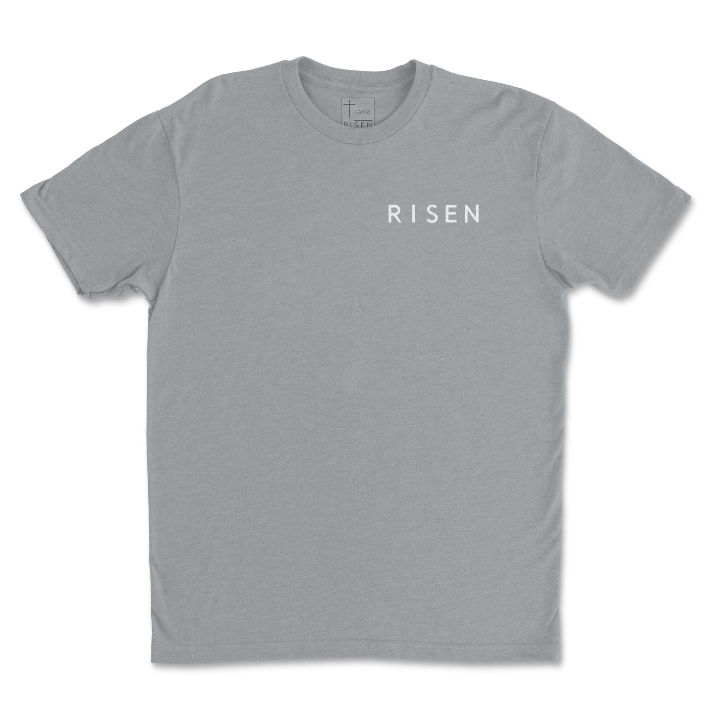 Risen Logo T-Shirt – Premium Sueded Minimalist Christian Tee