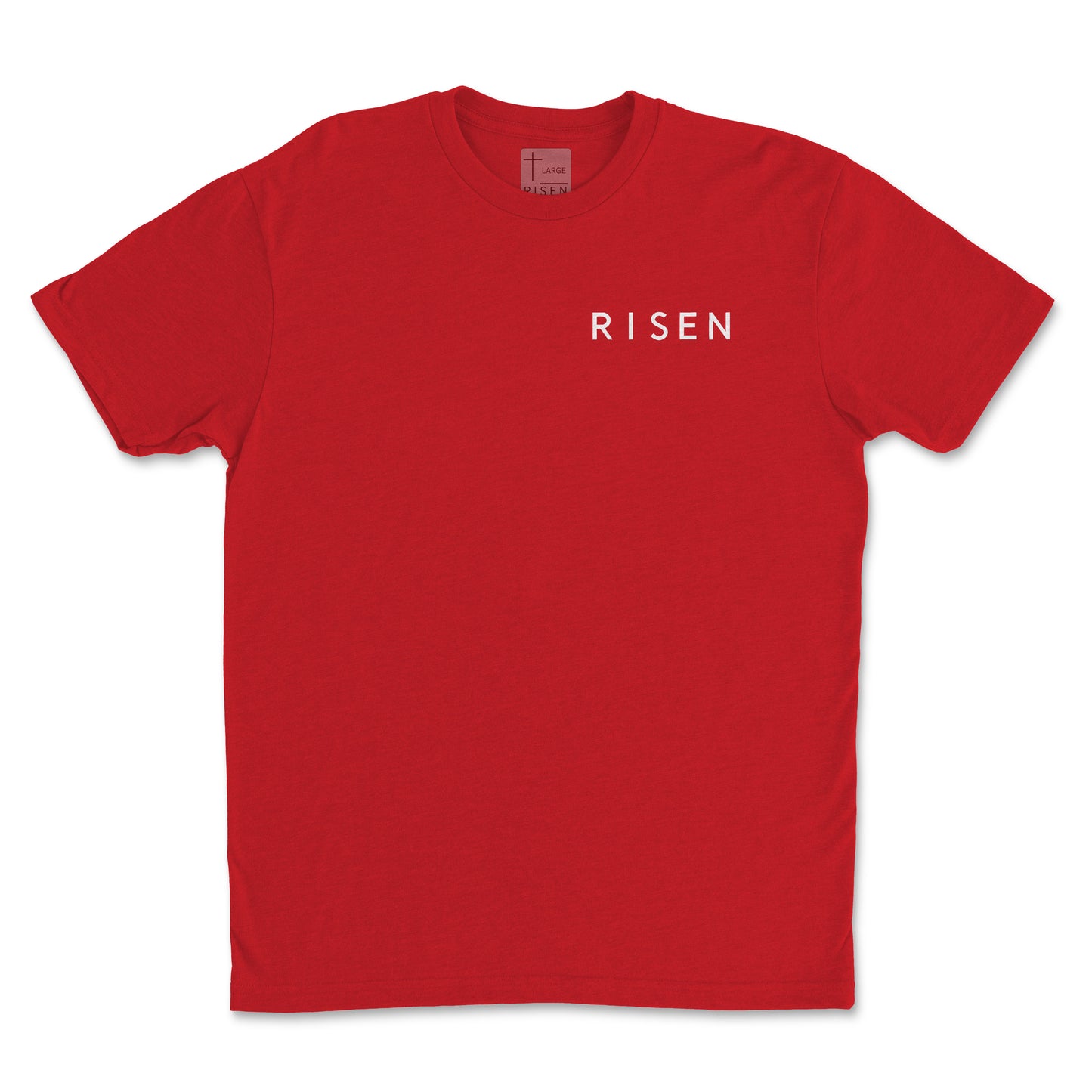 Risen Logo T-Shirt – Premium Sueded Minimalist Christian Tee