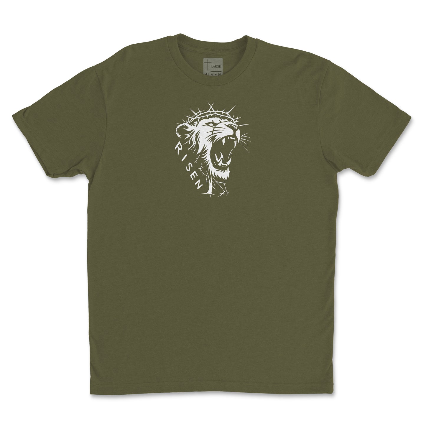 The Risen King Men’s Christian T-Shirt – RISEN Lion Graphic Tee