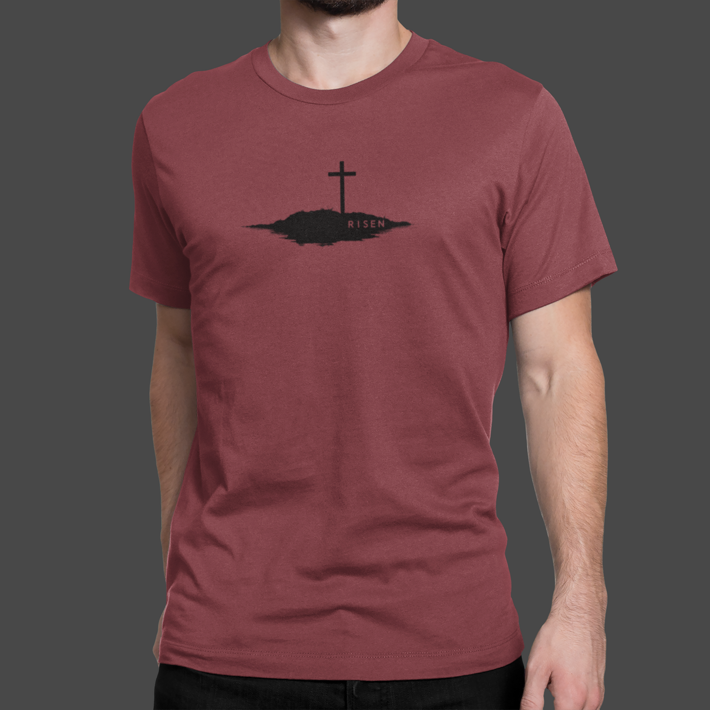 Unmoved Men’s Christian T-Shirt – Premium Sueded T-Shirt