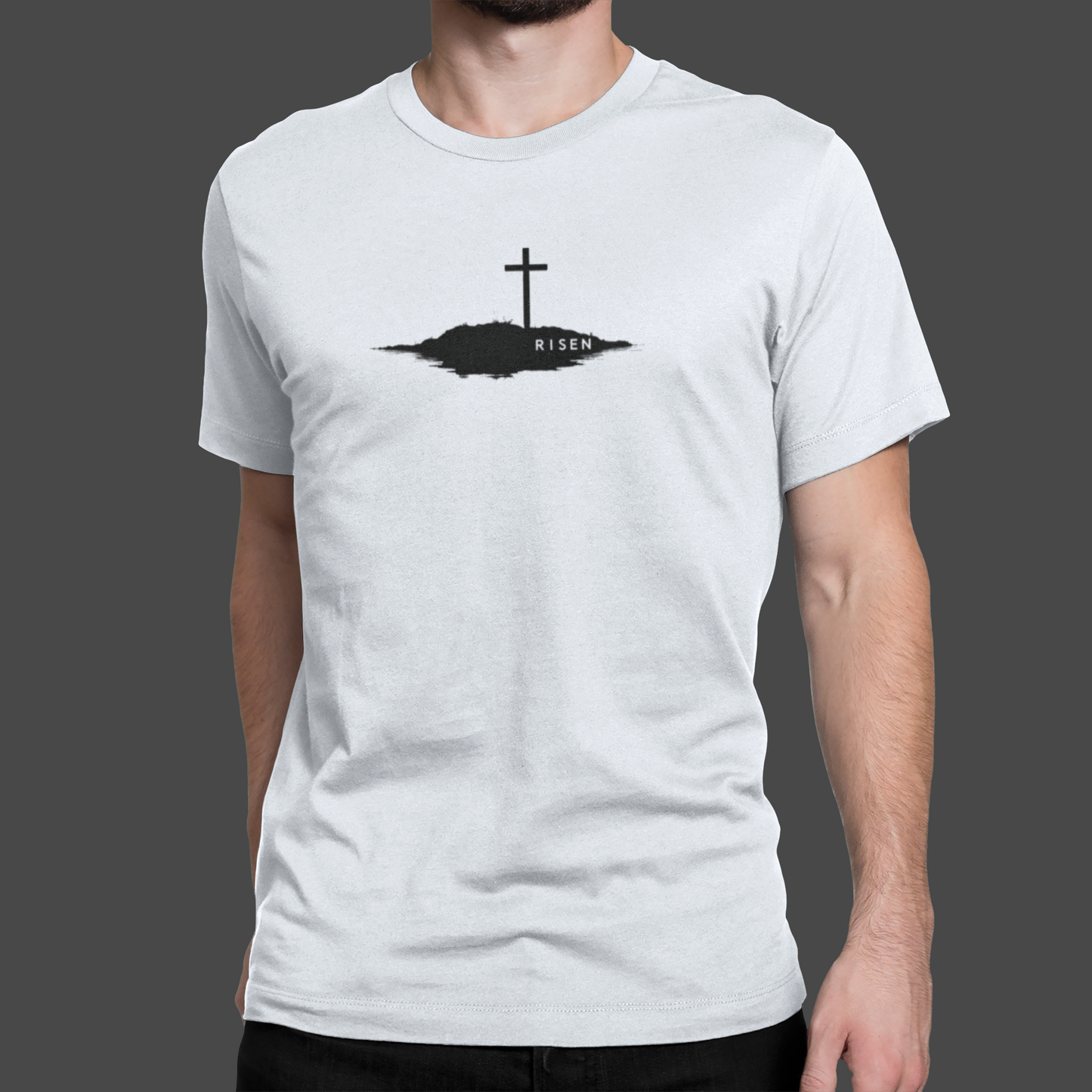 Unmoved Men’s Christian T-Shirt – Premium Sueded T-Shirt