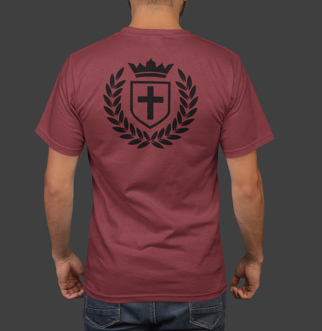 Kingdom Crest - Premium Sueded Men's Shirt