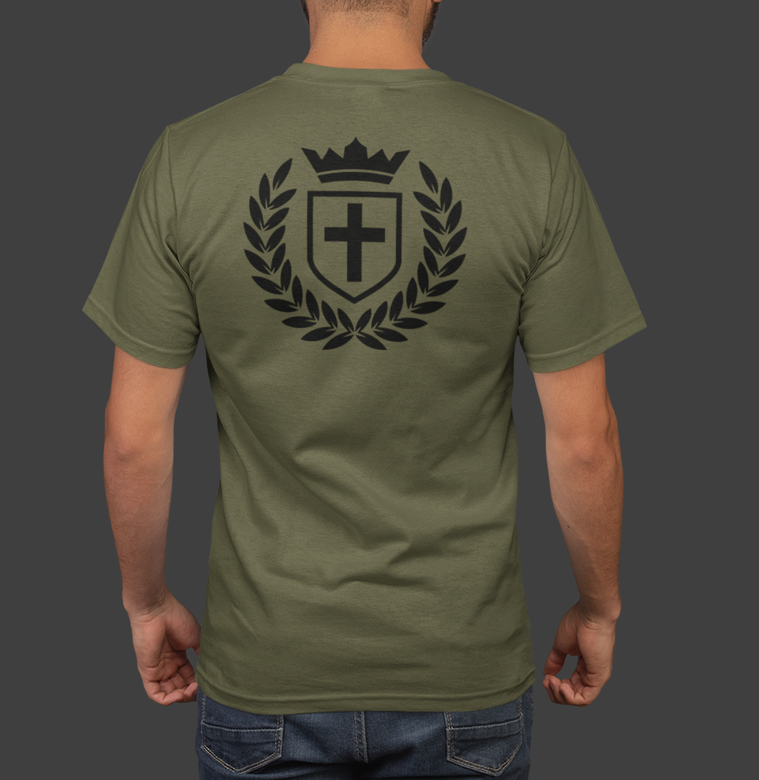 Kingdom Crest - Premium Sueded Men's Shirt